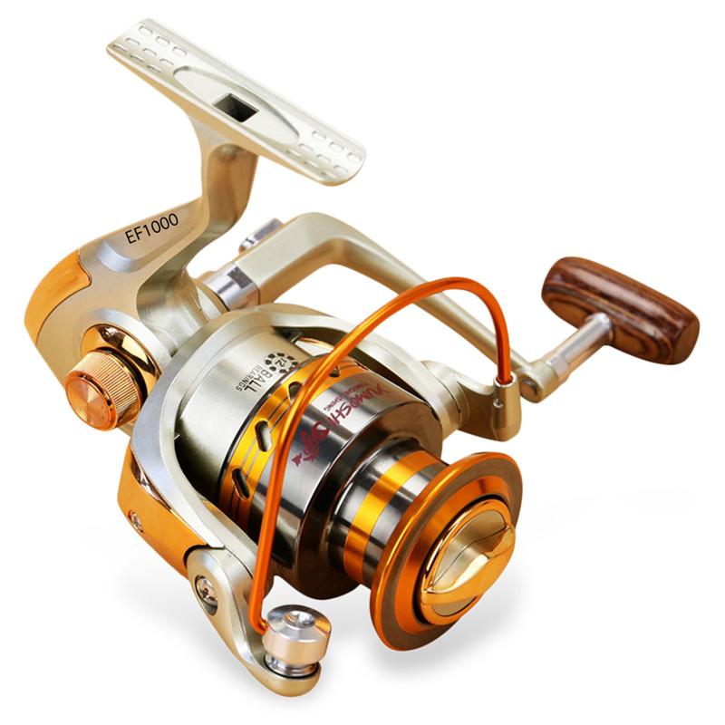 Yumoshi EF1000-7000 12BB 5.2:1 heavy metal
 rotatable Fishing Reels Fly Wheel For Fresh/ Salt Water