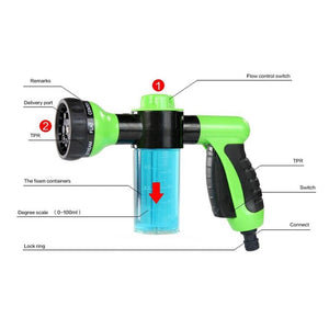 Hose Watering Gun sprinkle
er automobile car
 wiping
 Foam sprinkle
 Garden Watering Tools