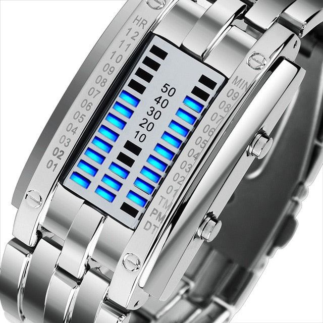 Watches Men  Digital LED Display 50M water resistant
 Lover's Wrist watches