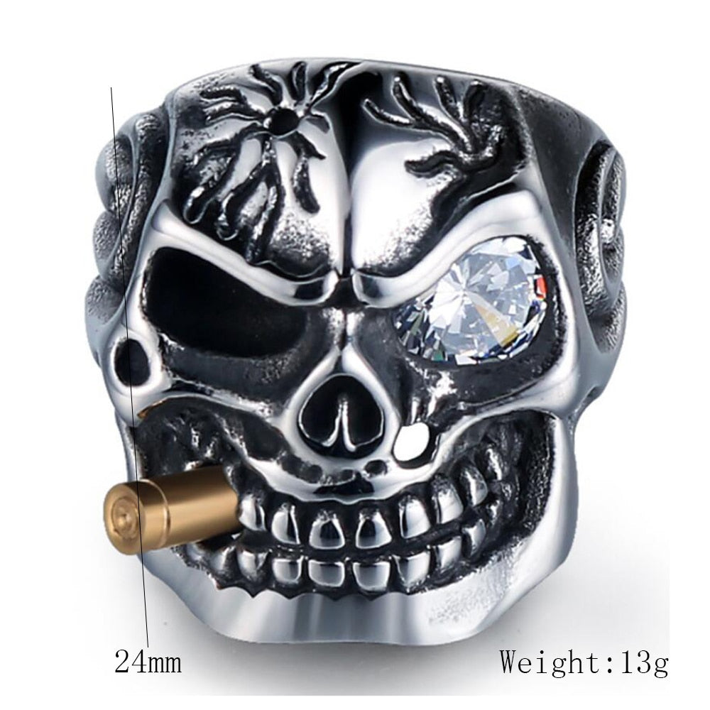 high quality
 Viking Skeleton Finger Rings