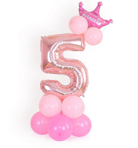 1 Set 0-9 Numbers Large Helium Number Foil Children Festivals Dekoration Birthday Party Toy anniversaire enfant hat for Kids