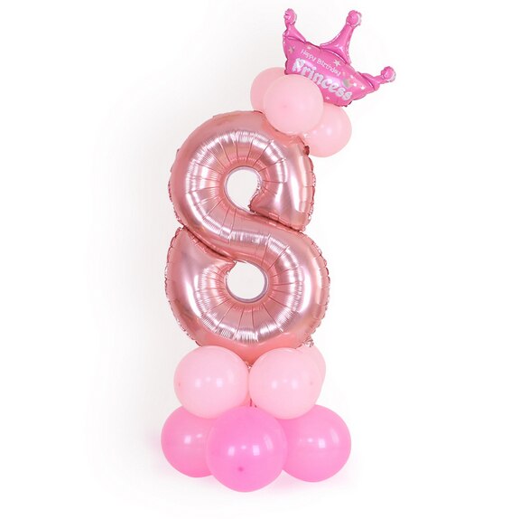 1 Set 0-9 Numbers Large Helium Number Foil Children Festivals Dekoration Birthday Party Toy anniversaire enfant hat for Kids