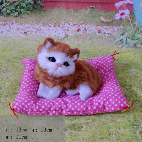 Baby Toys 13 To 24 Months Electric Talking Cat Pets Plush Toy Talking Cute Animal Repeating Wiederholen Sounding Artificial Cat