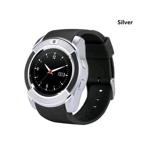 V8 Smart Watch Men Bluetooth Sport Watches Women Ladies Rel gio Smartwatch with Camera Sim Card Slot Android Phone PK DZ09 Y1 A1