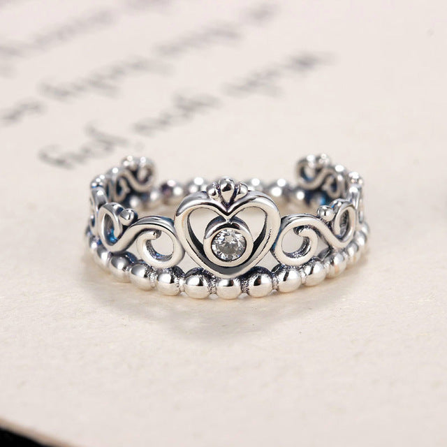 Octbyna Hot Sale Crown&Heart-shaped Styles Brand Ring For Women Party Finger Ring For Women Charm Jewelry Gifts Dropshipping