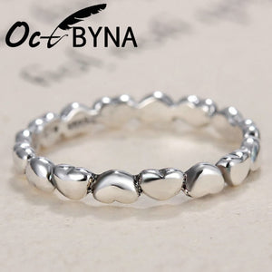 Octbyna Hot Sale Crown&Heart-shaped Styles Brand Ring For Women Party Finger Ring For Women Charm Jewelry Gifts Dropshipping