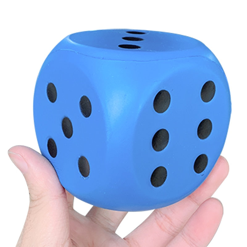 Jumbo Dice Squeeze Toys Soft Squishy Slow Rising Education Simulation Cream Scented Stress Relief Fun Xmas Gift Toy for Children