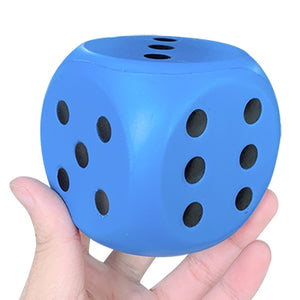 Jumbo Dice Squeeze Toys Soft Squishy Slow Rising Education Simulation Cream Scented Stress Relief Fun Xmas Gift Toy for Children