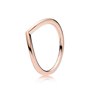 3 Style New Silver Charms Ring Diy Rose Gold Radiant Love Crystal Simple Design Fashion Wedding Rings For Women Jewelry