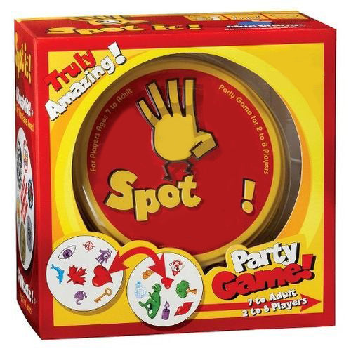 Spot cards  it hip 7 English  board game tin inal edition blue orange Animals metal box