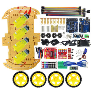 Bluetooth Robot Car Kits 4WD UNO R3 Starter For arduino Diy Kit For Educating students children