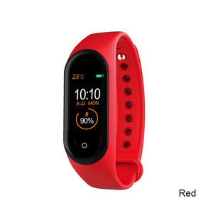 Smart Watch Bluetooth Bracelet M4 Brand Fitness Sports Watch for Men Screen Heart Rate Smart Bracelet for Android IOS Phone