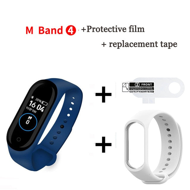 Smart Watch Bluetooth Bracelet M4 Brand Fitness Sports Watch for Men Screen Heart Rate Smart Bracelet for Android IOS Phone