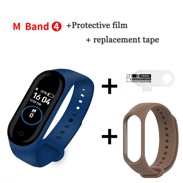 Smart Watch Bluetooth Bracelet M4 Brand Fitness Sports Watch for Men Screen Heart Rate Smart Bracelet for Android IOS Phone