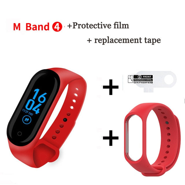 Smart Watch Bluetooth Bracelet M4 Brand Fitness Sports Watch for Men Screen Heart Rate Smart Bracelet for Android IOS Phone