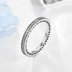 CodeMonkey 100% 925 Sterling Silver Rings  Wholesale Popular Flower Lucky Rings For Women Jewelry Making Dorpshipping R7220