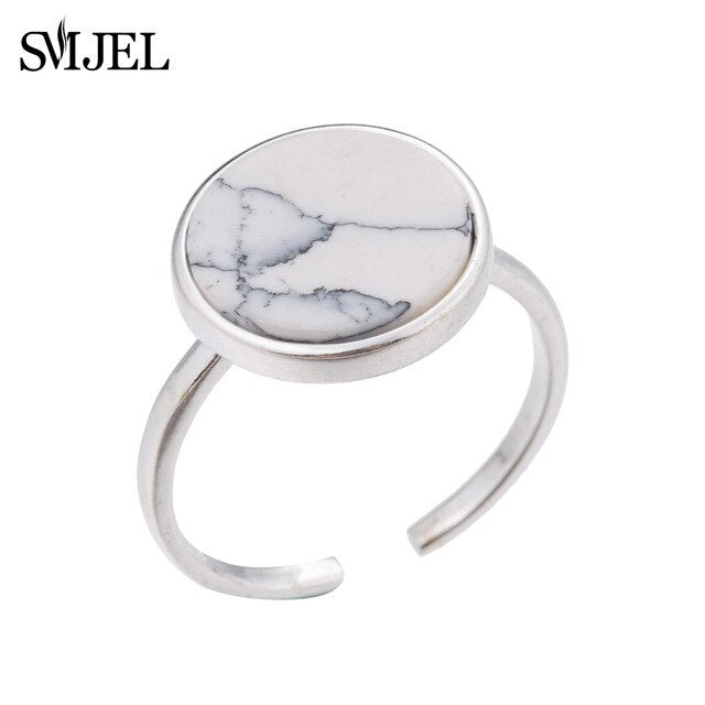 SMJEL Fashion Finger Rings for Men Women Airplane Sunflower DNA Hand Rings for Women Jewelry Christmas Gift