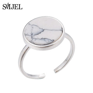 SMJEL Fashion Finger Rings for Men Women Airplane Sunflower DNA Hand Rings for Women Jewelry Christmas Gift