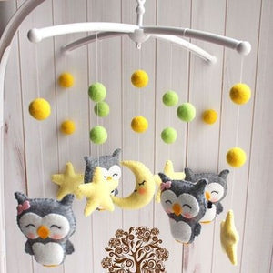 Baby Rattles Baby Toys 0-12 Months White Rotary Baby Mobile On the Bed Music Box Newborns Mobile Bed Bell Toys Holder Room Decor