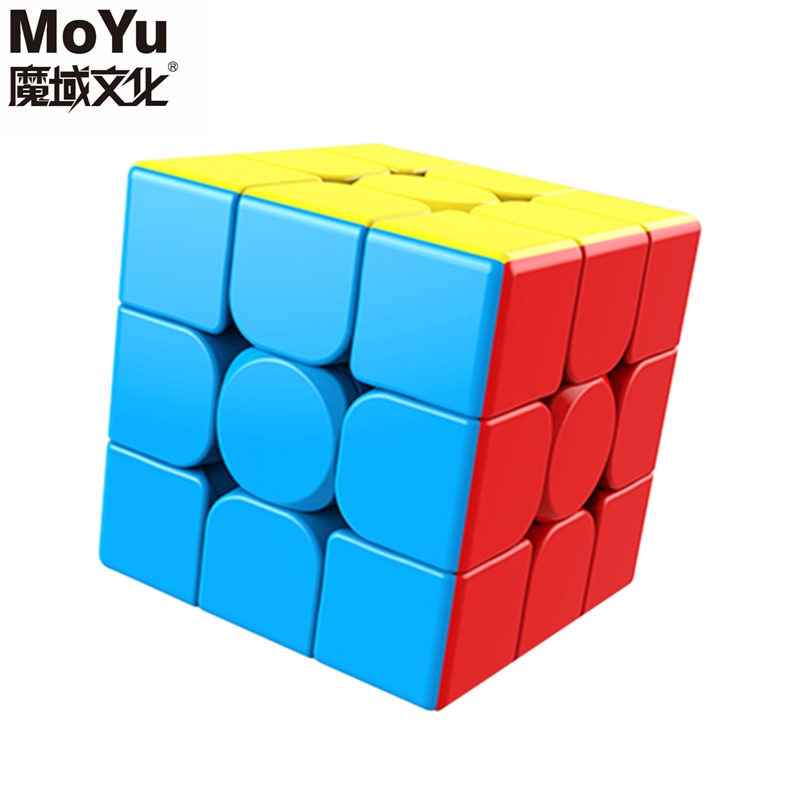 MoYu 3x3x3 meilong magic cube stickerless cube puzzle professional speed cubes educational toys for students