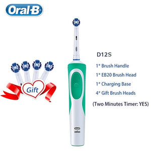 Oral B Electric Toothbrush 2D Clean Rotating Toothbrush Rechargeable Toothbrush Teeth Dual Clean Brush Heads