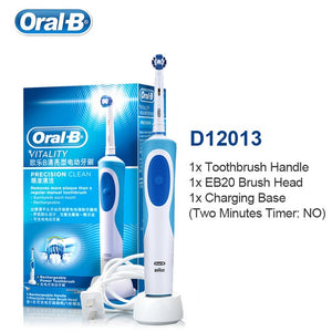 Oral B Electric Toothbrush 2D Clean Rotating Toothbrush Rechargeable Toothbrush Teeth Dual Clean Brush Heads