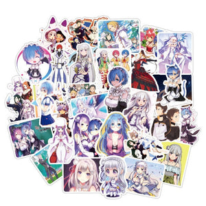 50pcs Anime Darling in the Fanxx Stickers Zero Two 02 Car Stickers For Laptop Luggage Motorcycle Suitcase Skateboard PVC Decals