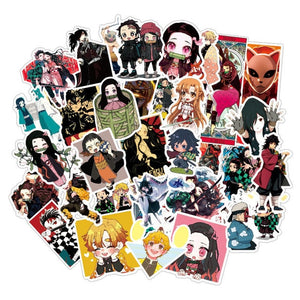 50pcs Anime Darling in the Fanxx Stickers Zero Two 02 Car Stickers For Laptop Luggage Motorcycle Suitcase Skateboard PVC Decals