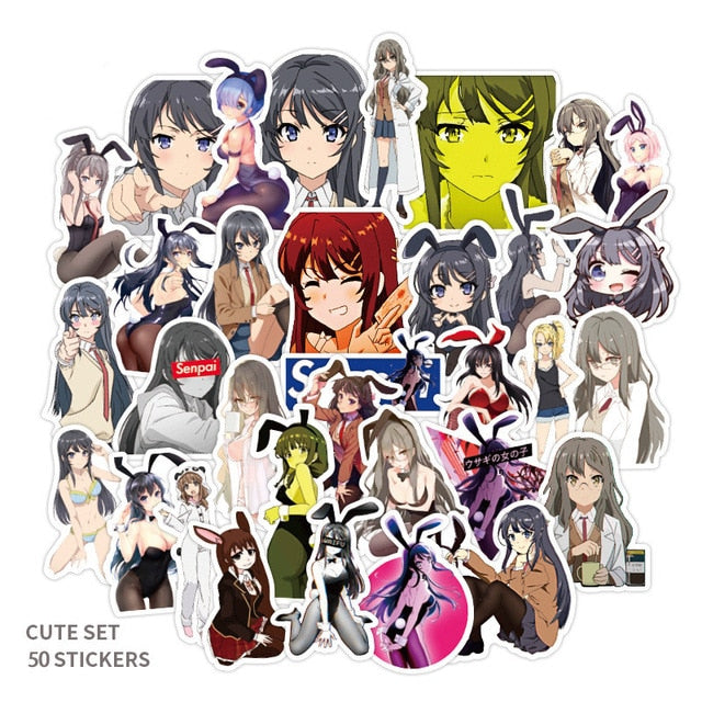 50pcs Anime Darling in the Fanxx Stickers Zero Two 02 Car Stickers For Laptop Luggage Motorcycle Suitcase Skateboard PVC Decals