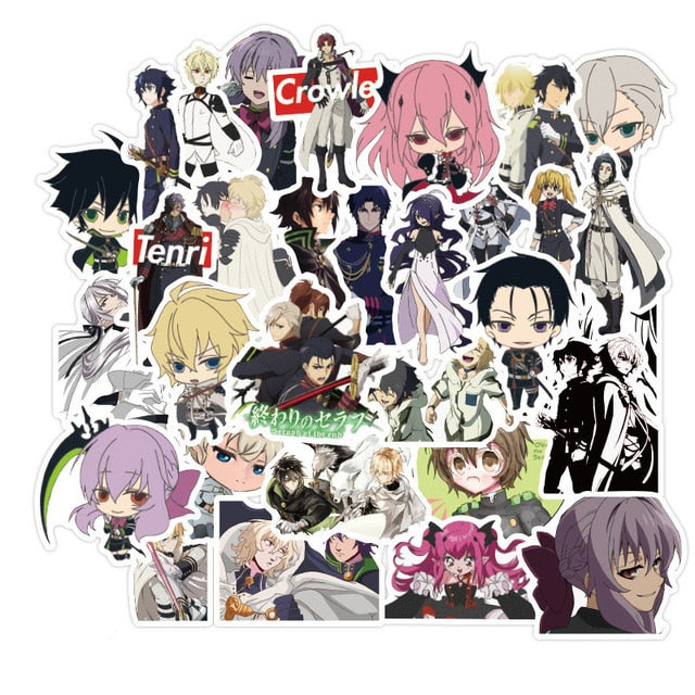 50pcs Anime Darling in the Fanxx Stickers Zero Two 02 Car Stickers For Laptop Luggage Motorcycle Suitcase Skateboard PVC Decals
