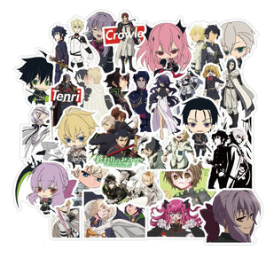 50pcs Anime Darling in the Fanxx Stickers Zero Two 02 Car Stickers For Laptop Luggage Motorcycle Suitcase Skateboard PVC Decals