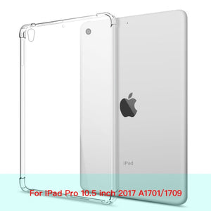 For New iPad 7 8 9 10.2 9.7 2021 5 6 Air 10.9 2 3 4 Case TPU Silicon Transparent Cover For iPad Pro 10.5 &#39;&#39; 11&#39;&#39; Mini 2 3 4 5 6