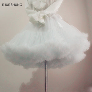 E JUE SHUNG Ball Gown Underskirt Swing Short Dress Petticoat Lolita Cosplay Petticoat Ballet Tutu Skirt Rockabilly Crinoline