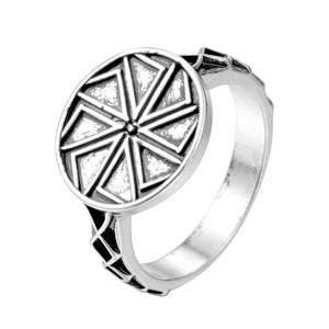 Chandler New Valknut Signet Ring Scandinavn Odin Symbol Norse Viking Jewelry Mens Boys Silver Plated Biker Ring Fashion Jewelry