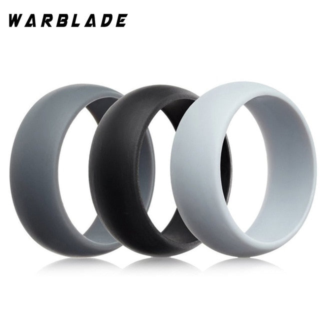 WBL 6-12 Size Hypoallergenic Flexible Food Grade FDA Silicone Finger Ring Environmental Rubber Rings For Men Women 3pcs/set