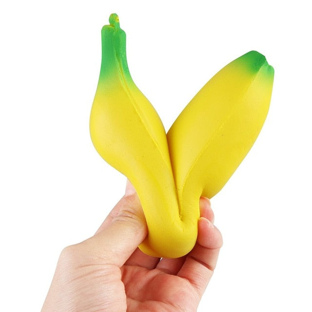 Squishy fruit squishy package peach watermelon banana lemon squishes slow rising scented squash toy educational toys for baby