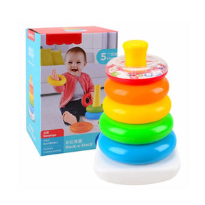 Ring Baby Puzzle Toys Set Educational Intelligence Development Exercising Tool