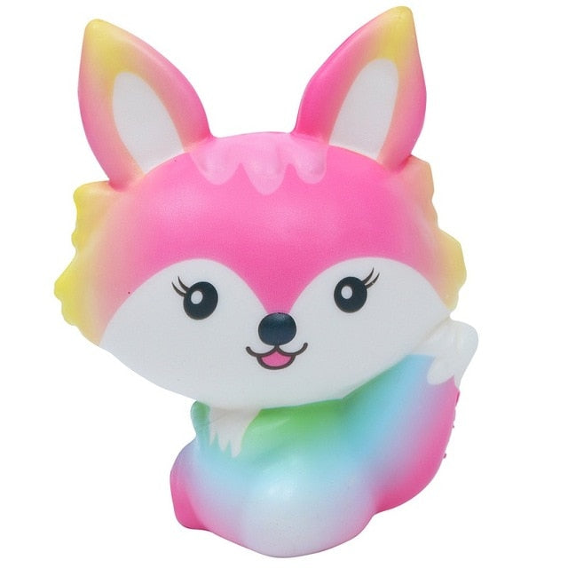 Kawaii Lovely Fox Squishy Slow Rising Cream Scented Decompression Stress Relief Squeeze Toys Antistress Squishies 12*10CM