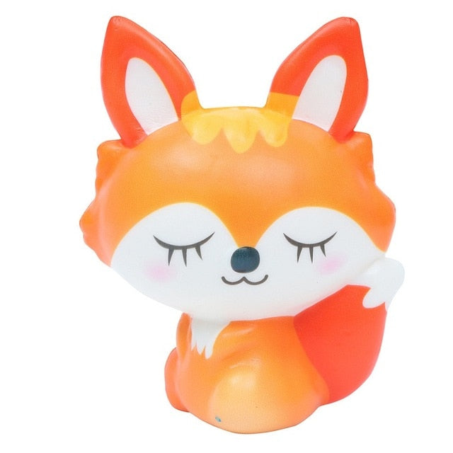 Kawaii Lovely Fox Squishy Slow Rising Cream Scented Decompression Stress Relief Squeeze Toys Antistress Squishies 12*10CM