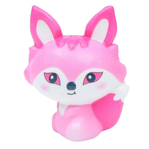 Kawaii Lovely Fox Squishy Slow Rising Cream Scented Decompression Stress Relief Squeeze Toys Antistress Squishies 12*10CM