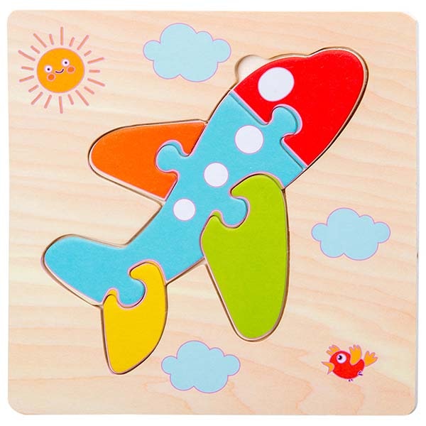 Wooden Materials Toys Children Early Learning Kids Intelligence Match Puzzle Teaching Aids