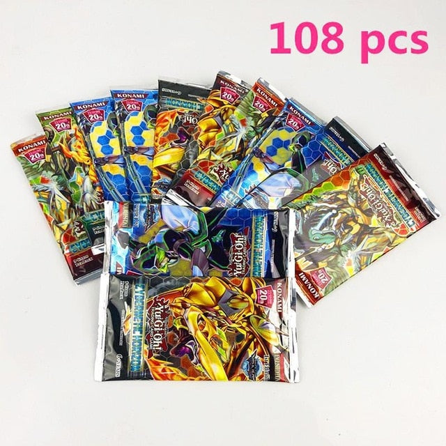 108pcs/set Anime Japan Yu Gi Oh Game Cards Carton Yugioh Game Cards  Yu-Gi-Oh Cards Collection For Fun With Japan  Legendary Toy