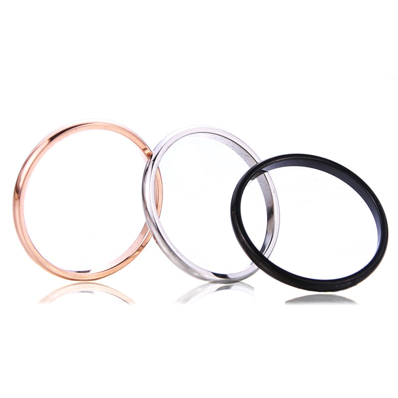 Titanium Fashion Anti-Allergic Ring  Fine Jewelry Men And Women Party Fashion Gift